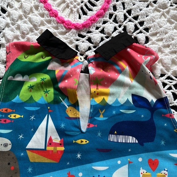 2014 Japan LA for Crowded Teeth underwater cosmos print dress size XS - Picture 11 of 16